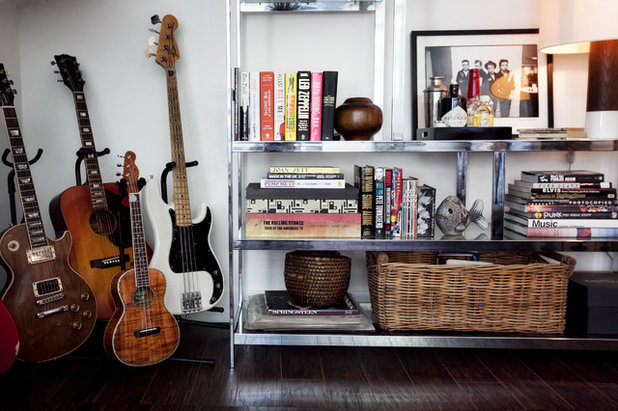 Contemporary Home Office & Library by Lindsay Pennington Inc.